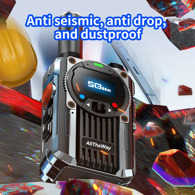 M66 global walkie-talkie two-way unlimited distance call radio function shell lightweight mini colorful fleet walkie-talkie