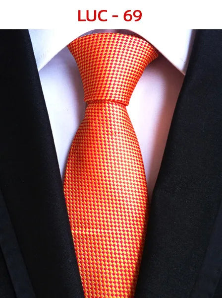 8cm Men's Tie Silk Plaids Floral Luxury Necktie Striped Ties For Men Business Formal Dresses Wedding Accessories Boy Tie