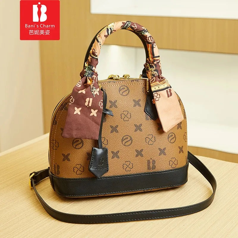 New collections BANI'S CHARM Women's Bag Classic and Fashionable Shell Bag 2024-2025 New Designer High end Skew Straddle Women's Handbag FREE SHIPPING
