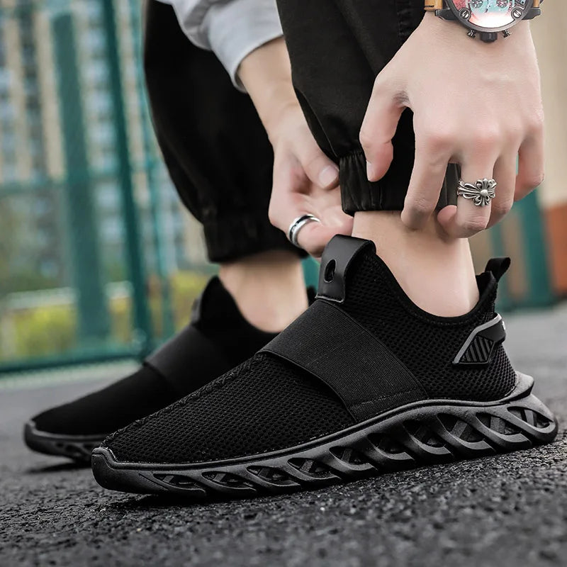 Summer Plus Size 39-46 Men Shoes Breathable Sneakers Casual Mesh Shoes Non-slip Walking Shoes Lightweight Footwear  Extra