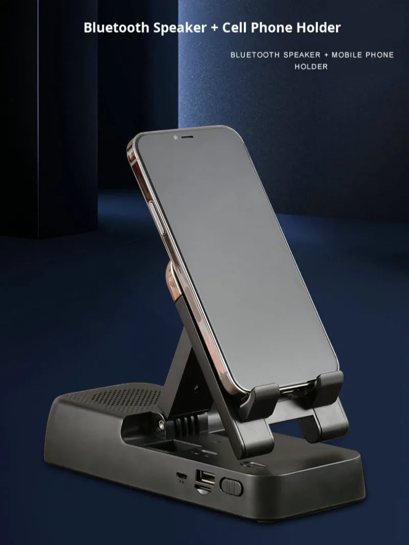 Multifunctional desktop cell phone stand lazy tablet with bluetooth sound desktop stand