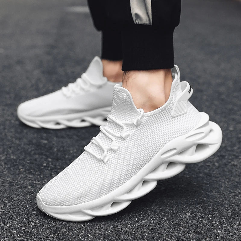 MAEDEF Casual Shoes Men Sneakers Running Shoes Non-slip Mesh Breathable Summer Outdoor Sports Shoe Anti Slip Walking Male Shoes