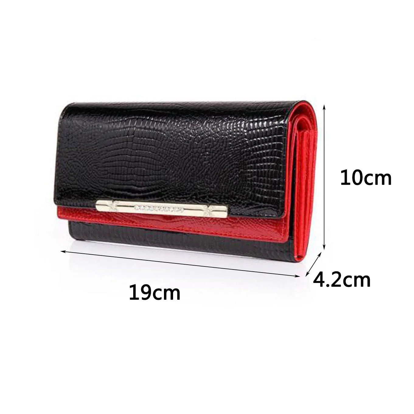 2024 High Quality Genuine Leather Wallets Women 2024 New Fashion Luxury Crocodile Purses Long Large Capacity Female Clutch Bag
