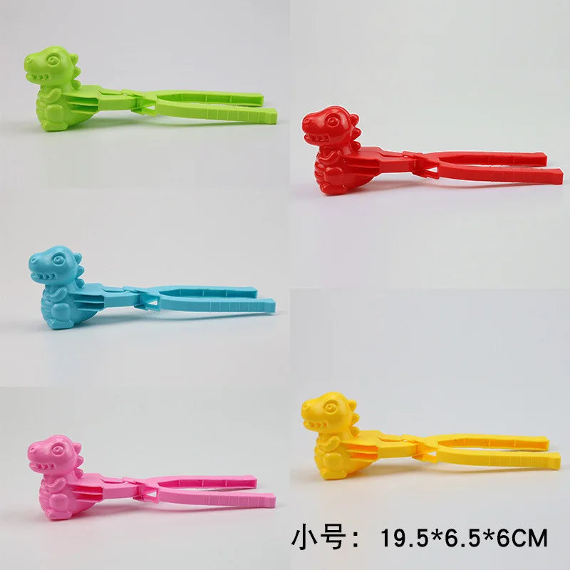 Cute Duck Shaped Snowball Maker Clip Children Outdoor Plastic Winter Snow Sand Mold Tool for Snowball Fight Outdoor Fun Sports