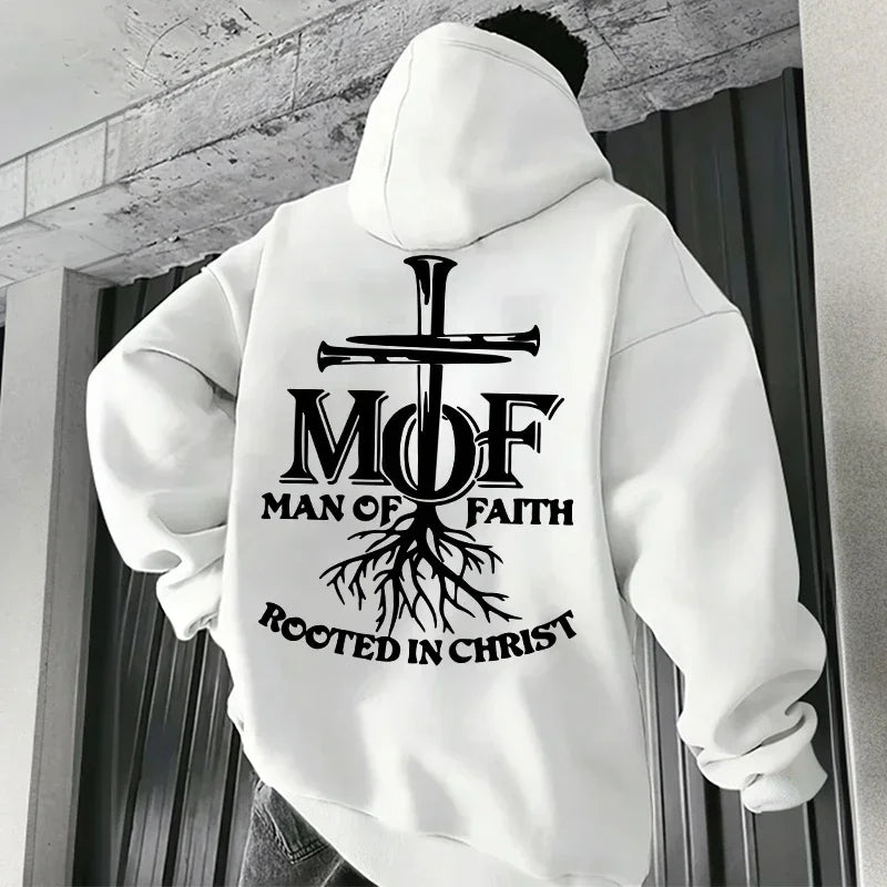 Jesus Christ Print Men Plus Size Hoodie Casual Sport Fashion Outdoor Street  Autumn Winter Sweatshirt Clothing Top 2025 -2026