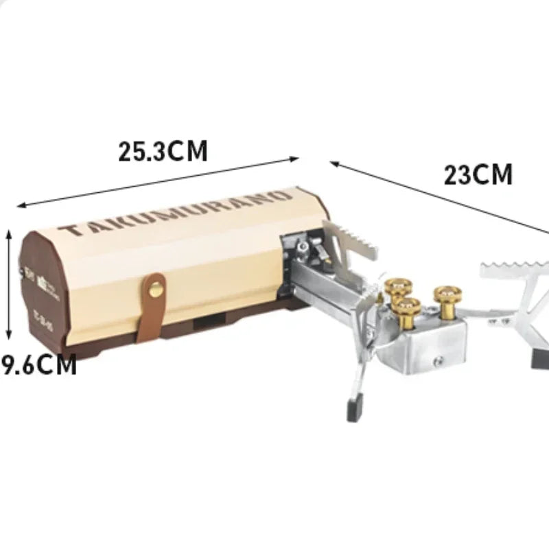 Our new 2025 Outdoor Samsung Cassette Stove, Portable Folding Cassette Stove, Compact Cookware for Wild Camping, Gas Fondue Cooker Tea Stove