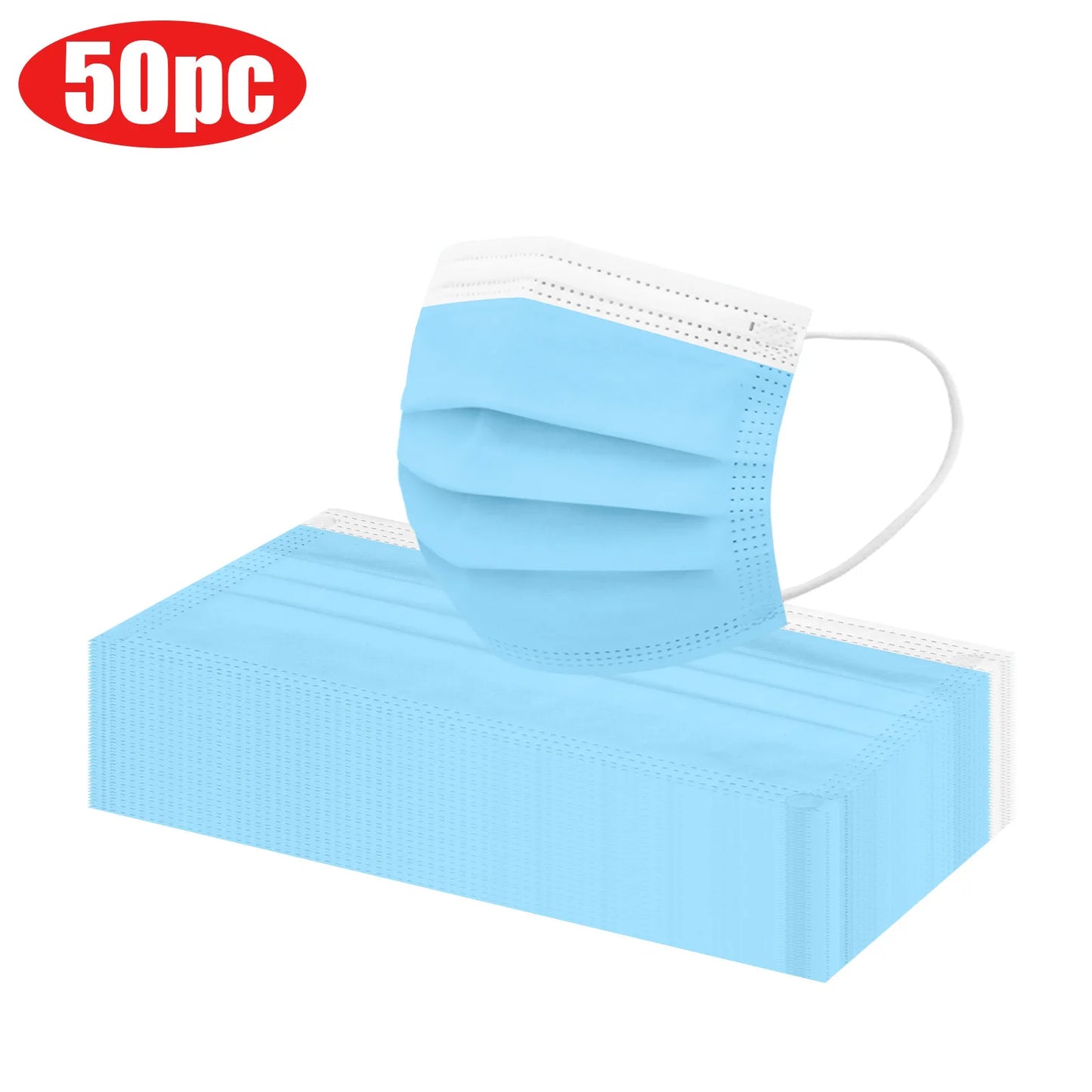 50pcs Kids Face Mask Disposable 3 Ply Safety Face Mask 4-12 Children Face Mask BUY TWO BOXES AND GET A FREE LAPTOP STAND