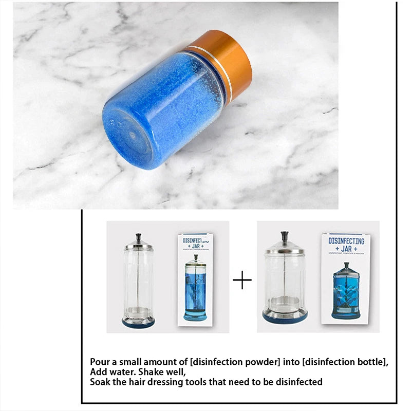 Barber Disinfection Powder for Hair Comb Clipper Scissors Sanitizer Professional Salon Sanitizer Accessory Hair Salon