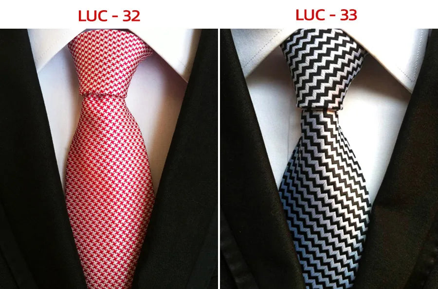 8cm Men's Tie Silk Plaids Floral Luxury Necktie Striped Ties For Men Business Formal Dresses Wedding Accessories Boy Tie