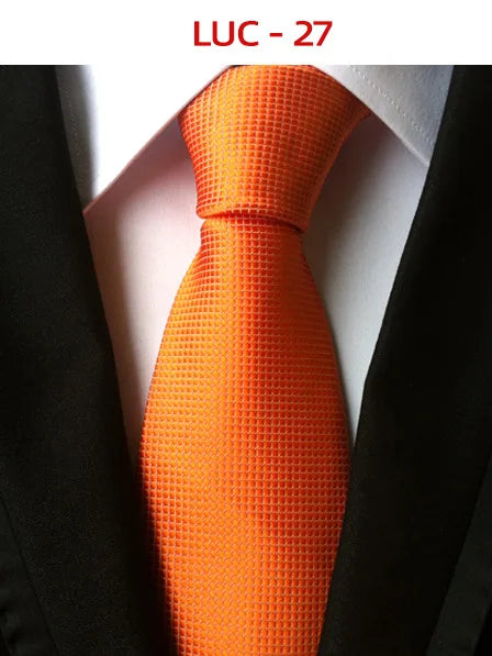 8cm Men's Tie Silk Plaids Floral Luxury Necktie Striped Ties For Men Business Formal Dresses Wedding Accessories Boy Tie