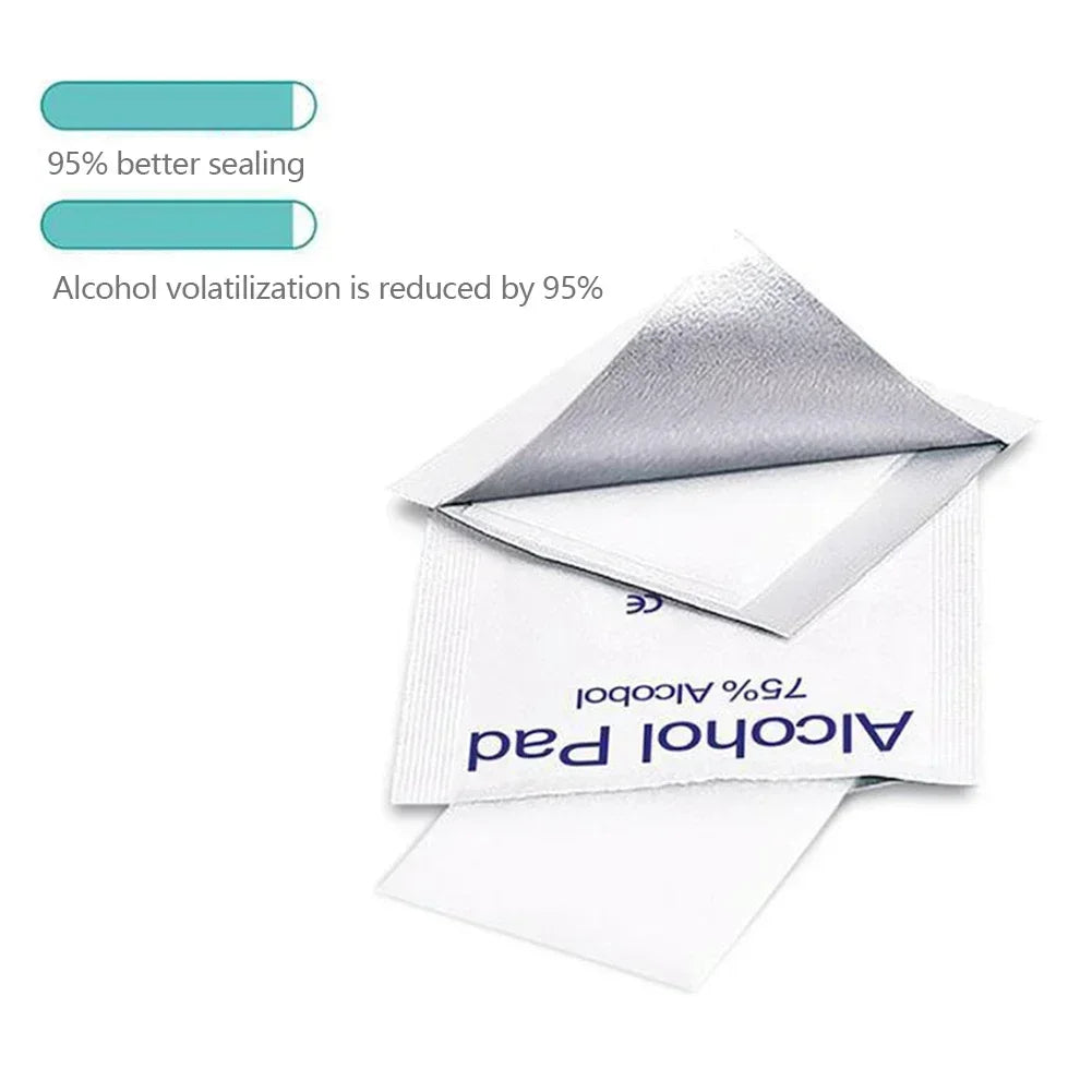 Disposable Convenient Alcohol Cotton Pads For Cleaning Mobile Phone Screens, Camera Screens Digital Device Screens Alcohol Wipe