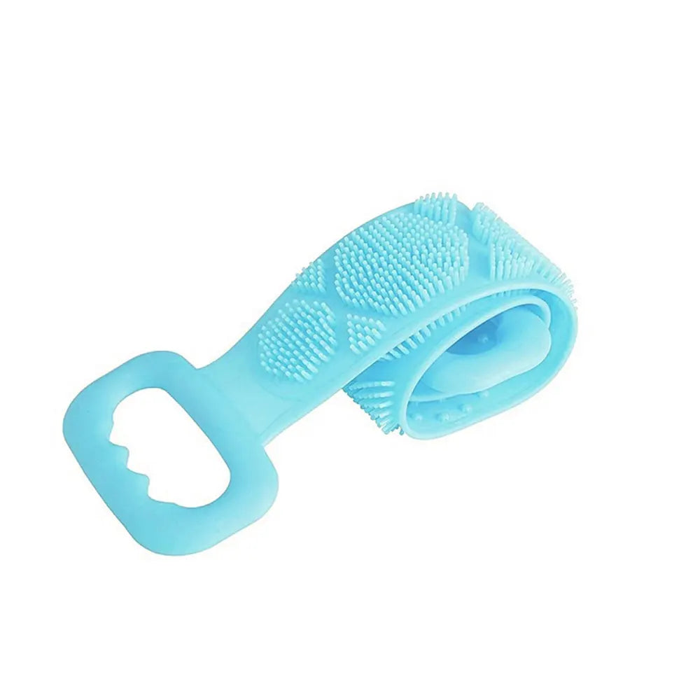 Silicone Body Scrubber Back Massage Exfoliating Sponge Bathroom Bath Brush Scrub Shower Brush Body Wash Scrub Removal Bath Tool