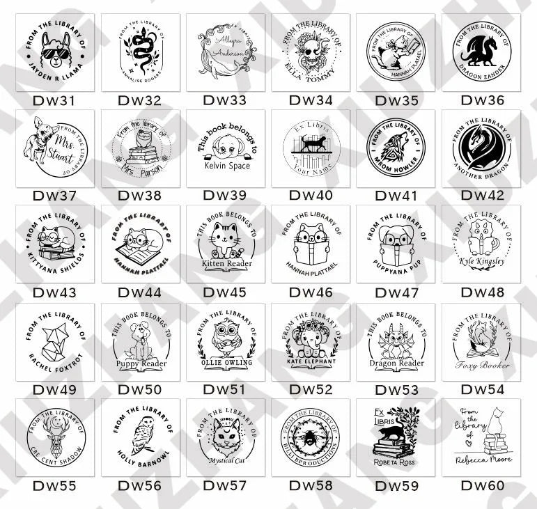 Custom Embosser Stamp, from the library embosser, Personalized Book Embosser, custom logo,Magic school, gift for book lover