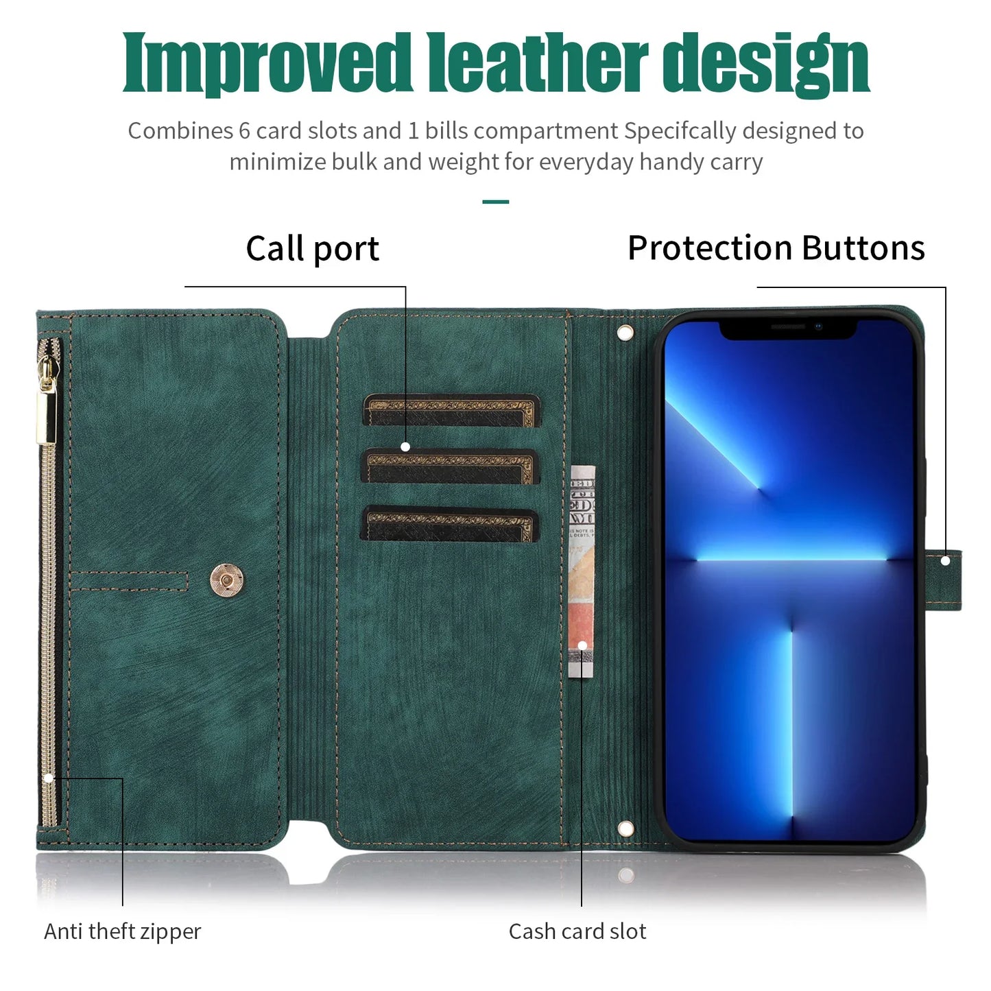 Crossbody Lanyard Card Slot Wallet Flip Case for iPhone 15 14 13 12 11 Pro Max Mini X XS 8 7 Plus SE 2020 2022 PU Leather Cover