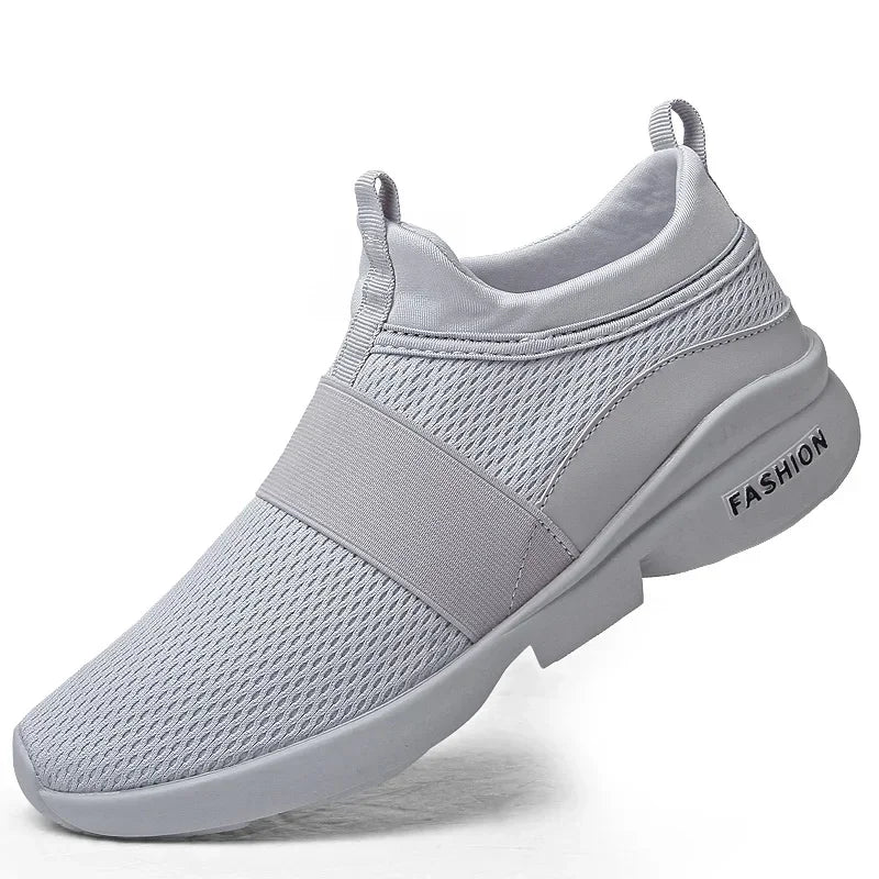 2025 Men Casual Shoes Sneakers Fashion Loafers Comfortable Mesh Mens Shoes Footwear Lightweight Walking Shoes White Size 46 Big Big SALES Now