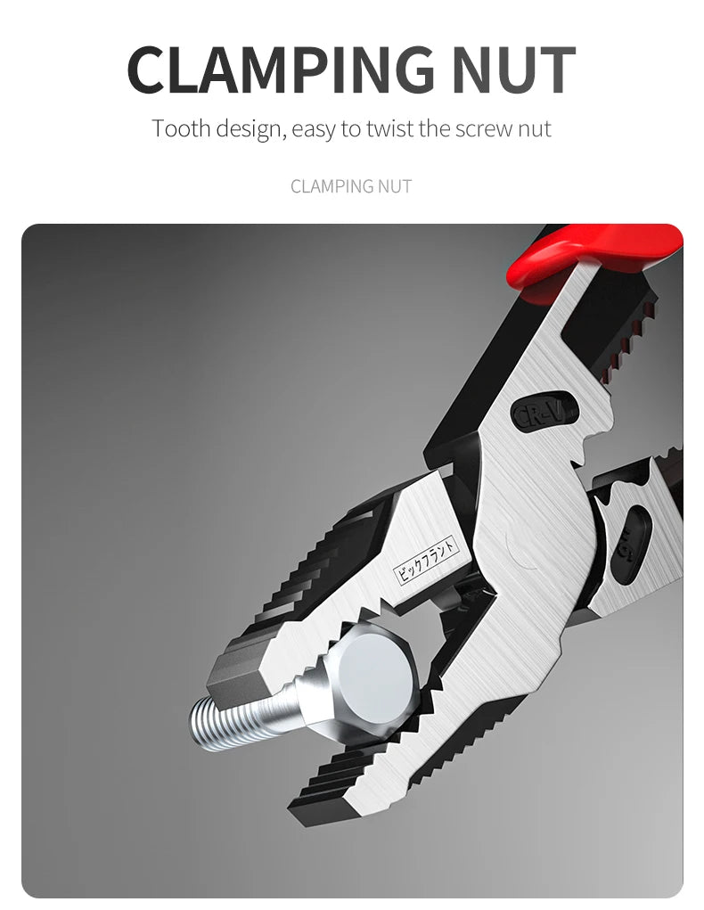 Multifunction Pliers Set Needle Diagonal Pliers Stripper Wire Cutters Wire Pliers Nose Pliers Electrician Repair Tools