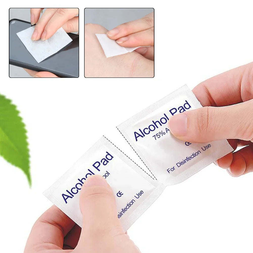 Disposable Convenient Alcohol Cotton Pads For Cleaning Mobile Phone Screens, Camera Screens Digital Device Screens Alcohol Wipe
