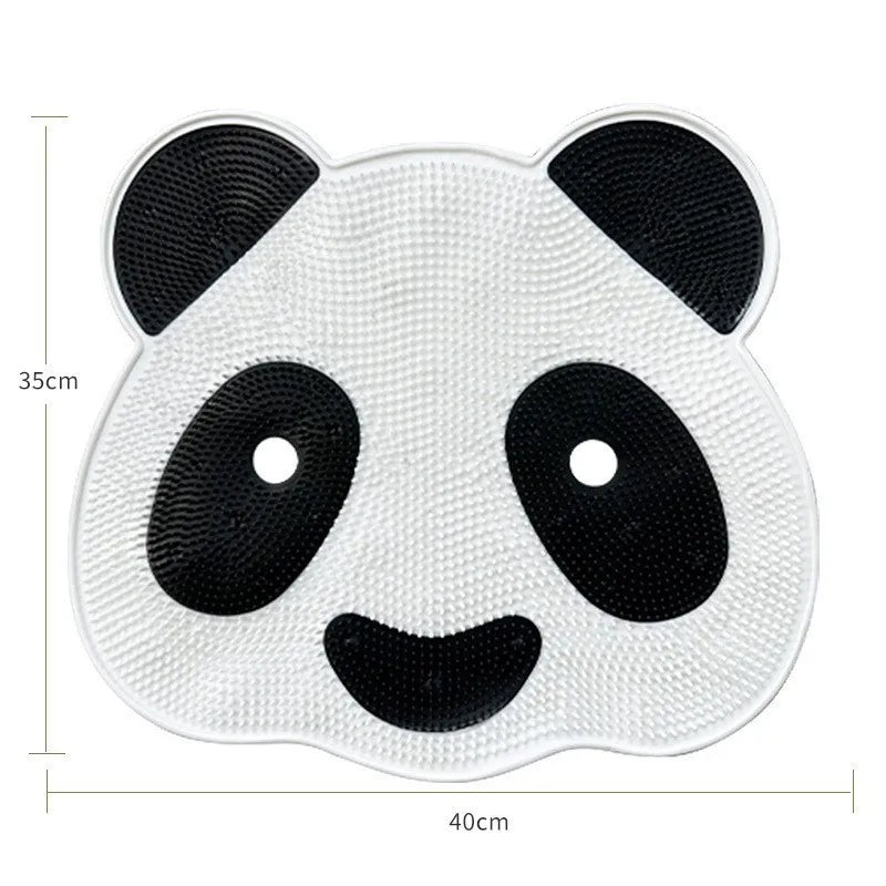 Silicone Rabbit Foot Rubbing Artifact Bathroom Non-Slip Mat Back Rubbing Massage Mat Bath Washing Foot Peeling Shower Room Floor