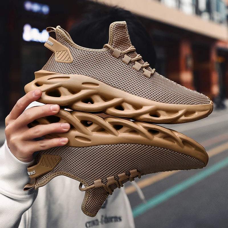 MAEDEF Casual Shoes Men Sneakers Running Shoes Non-slip Mesh Breathable Summer Outdoor Sports Shoe Anti Slip Walking Male Shoes