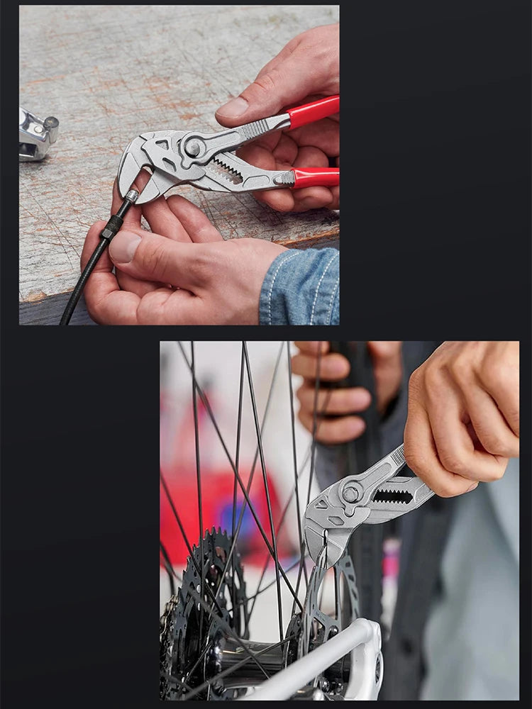 Water Pipe Pliers 10 inch Wrench Eagle Beak Pipe Pliers Multi-function Adjustable Spanner Press Clamp Large Opening Plumbing