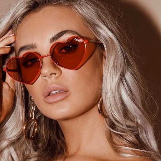 2024 Heartbreaker Sunglasses Women Quay Brand Designer Fashion Sexy  Sun Glasses for Women Retro Sweet Ladies Eyewear Female UV400
