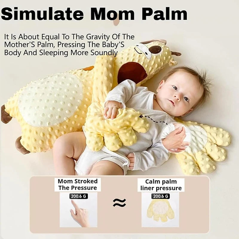 Baby Sleep Patter Startle Prevention Companion Automatic Palm Patting Sleeping Pillow Soothing Toy