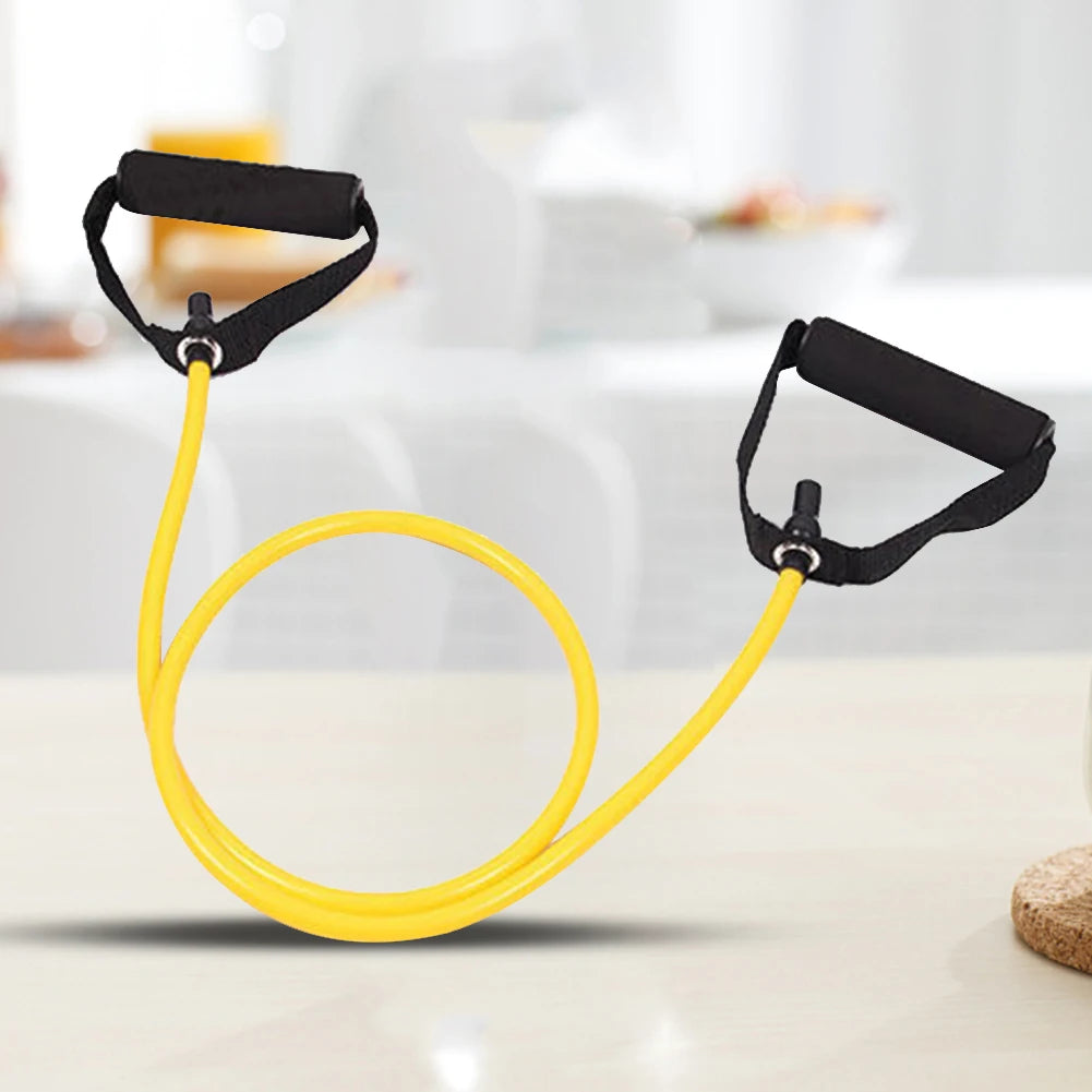 Resistance Bands with Handles Elastic Yoga Pull Rope Exercise Cord Stretch Bands for Muscle Training/Shape Body/Physical Therapy