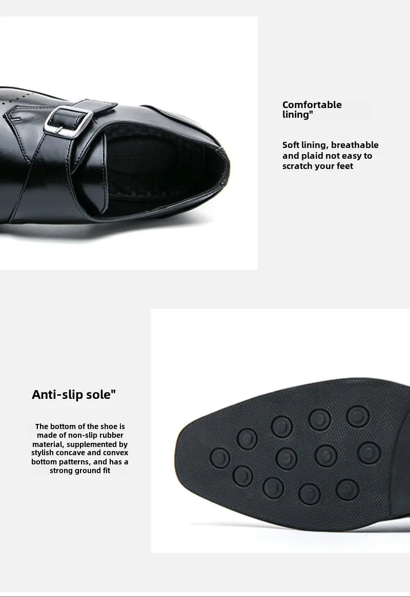 Designer Men's Shoes Classic Business Office Dress Shoe High Quality Casual Leather Shoes for Men Luxury Wedding Shoes Loafers