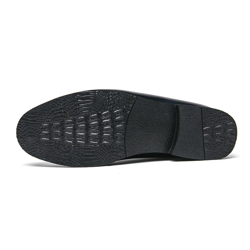 New Fashion 2025 Men's Mixed Colors Casual Shoes Slip on Loafers Dating Wedding Prom Dress Footwear Shallow Mouth Soft Leather Shoes