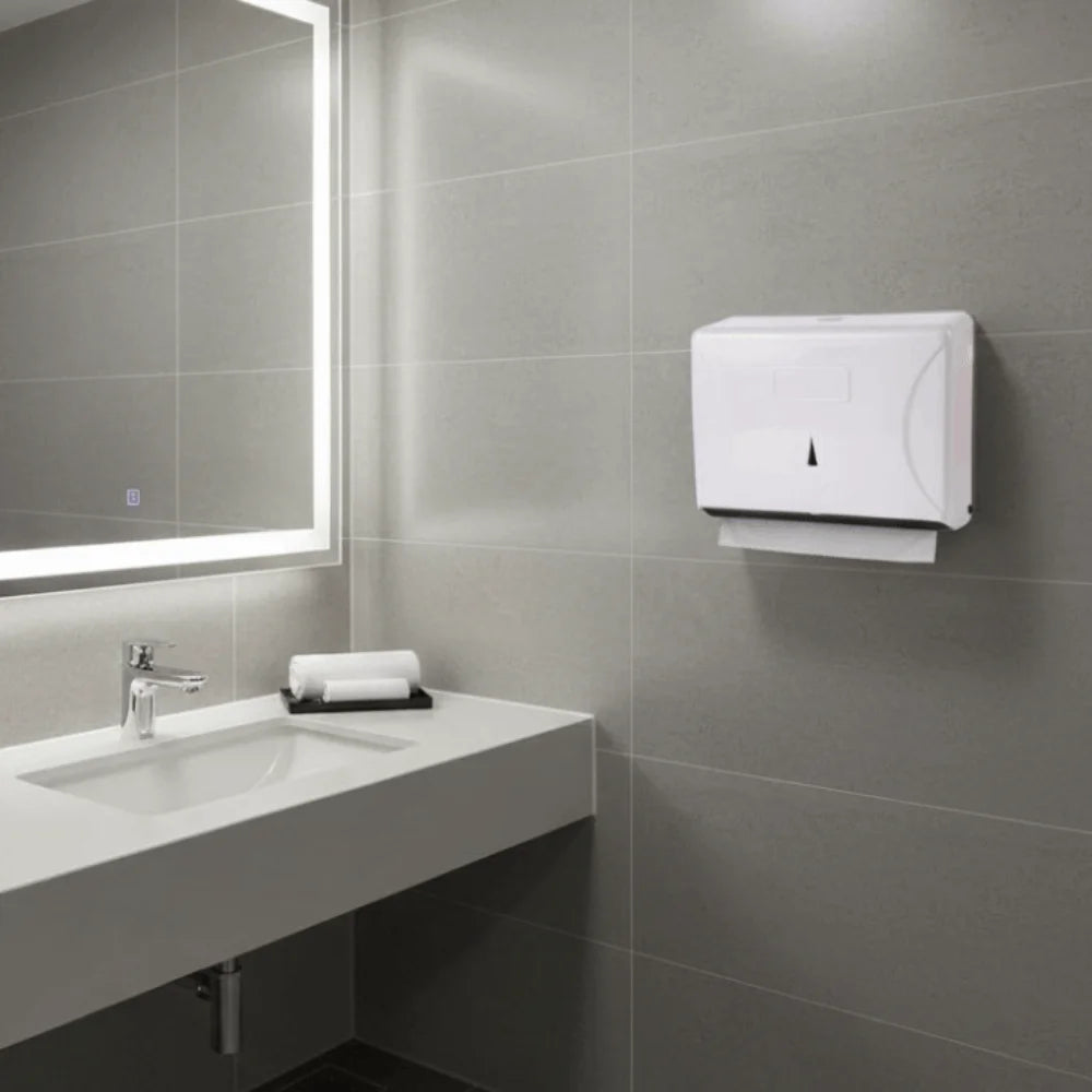 Waterproof Wall-Mounted Tissue Dispenser Modern Design Plastic Paper Towel Storage Box Large Capacity Napkin Dispenser Bar