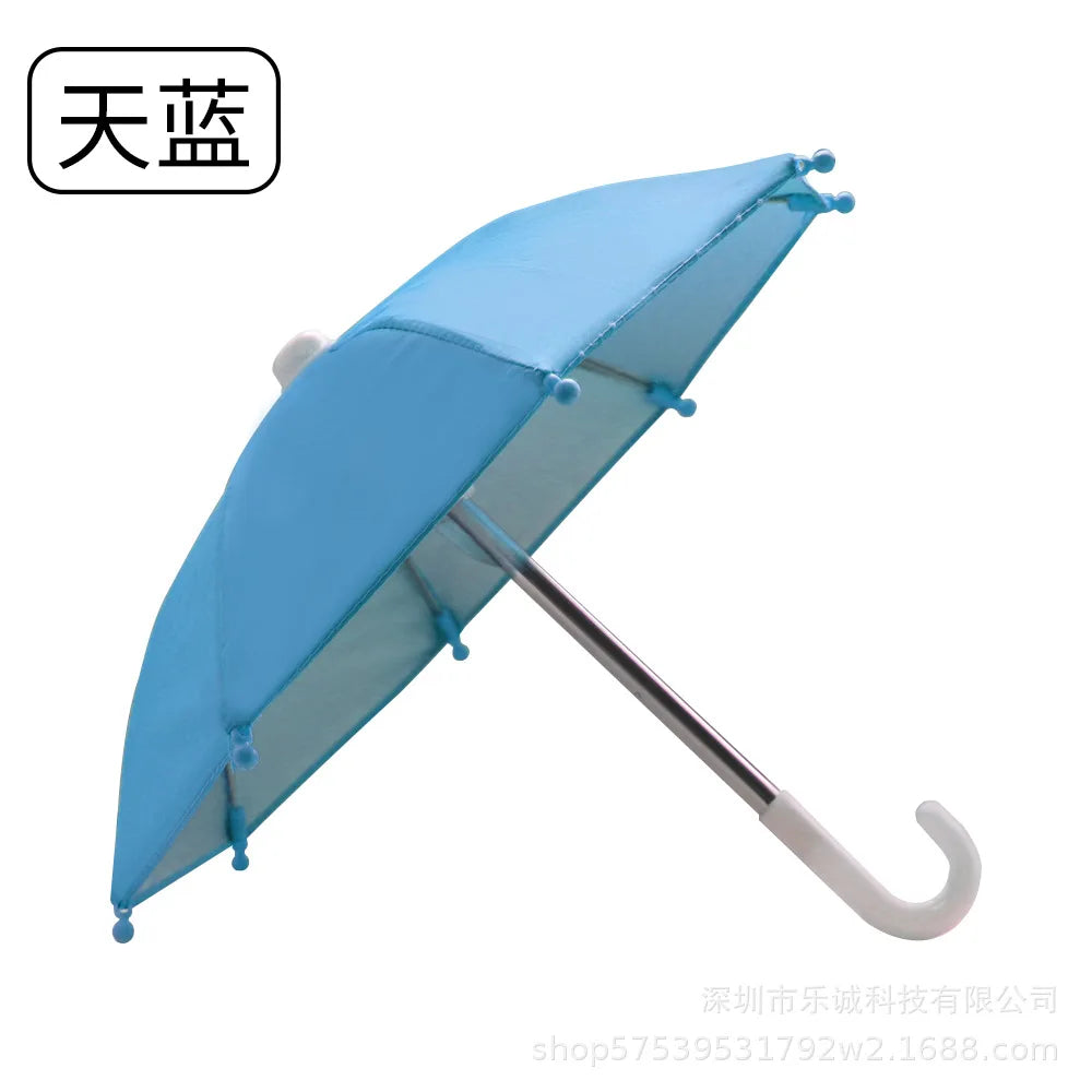 Mini Sunshade Umbrella Cute Craft Firm And Sturdy 1pc Motorcycle Phone Holder 43 G Motorcycle Decoration Ultraviolet Rays Block