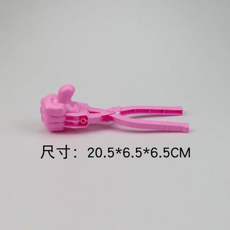 Cute Duck Shaped Snowball Maker Clip Children Outdoor Plastic Winter Snow Sand Mold Tool for Snowball Fight Outdoor Fun Sports