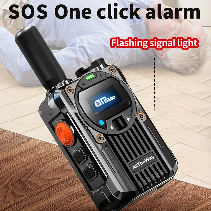 M66 global walkie-talkie two-way unlimited distance call radio function shell lightweight mini colorful fleet walkie-talkie