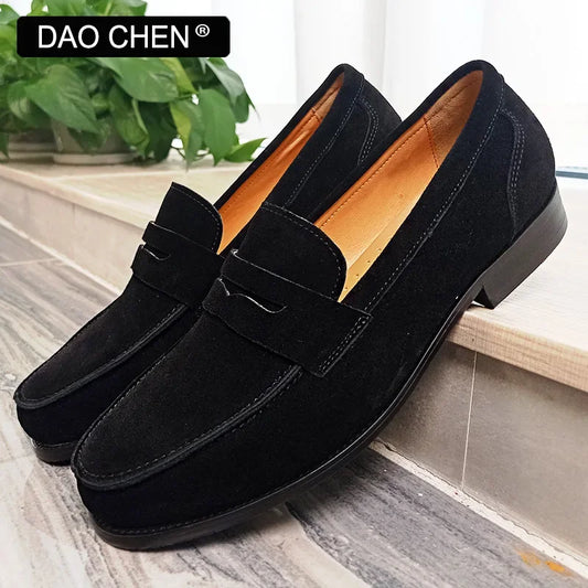 OUR NEW COLLECTION FOR 2025 LUXURY MEN LOAFERS SHOES BROWN BLACK SLIP ON ELEGANT MEN'S CASUAL LEATHER SHOES WEDDING OFFICE SUEDE men shoes