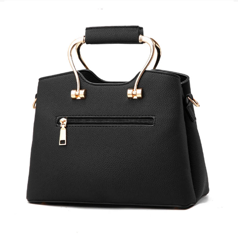 AMAZONY 2025 Luxury Handle Bags For Women PU Leather Pendant Crossbody Bag Large Capacity Messenger Handbag Middle-aged Mommy Bags Tote Purse