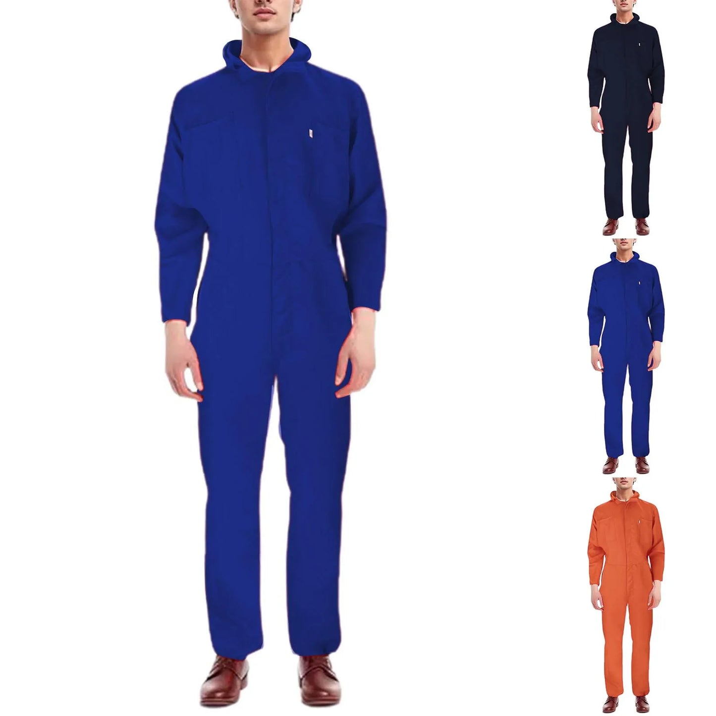 Men's Overalls Pocket Large Size Labor Uniform Men Women Working Cosplay Jumpsuit Outfits Costume Streetwear Y2K