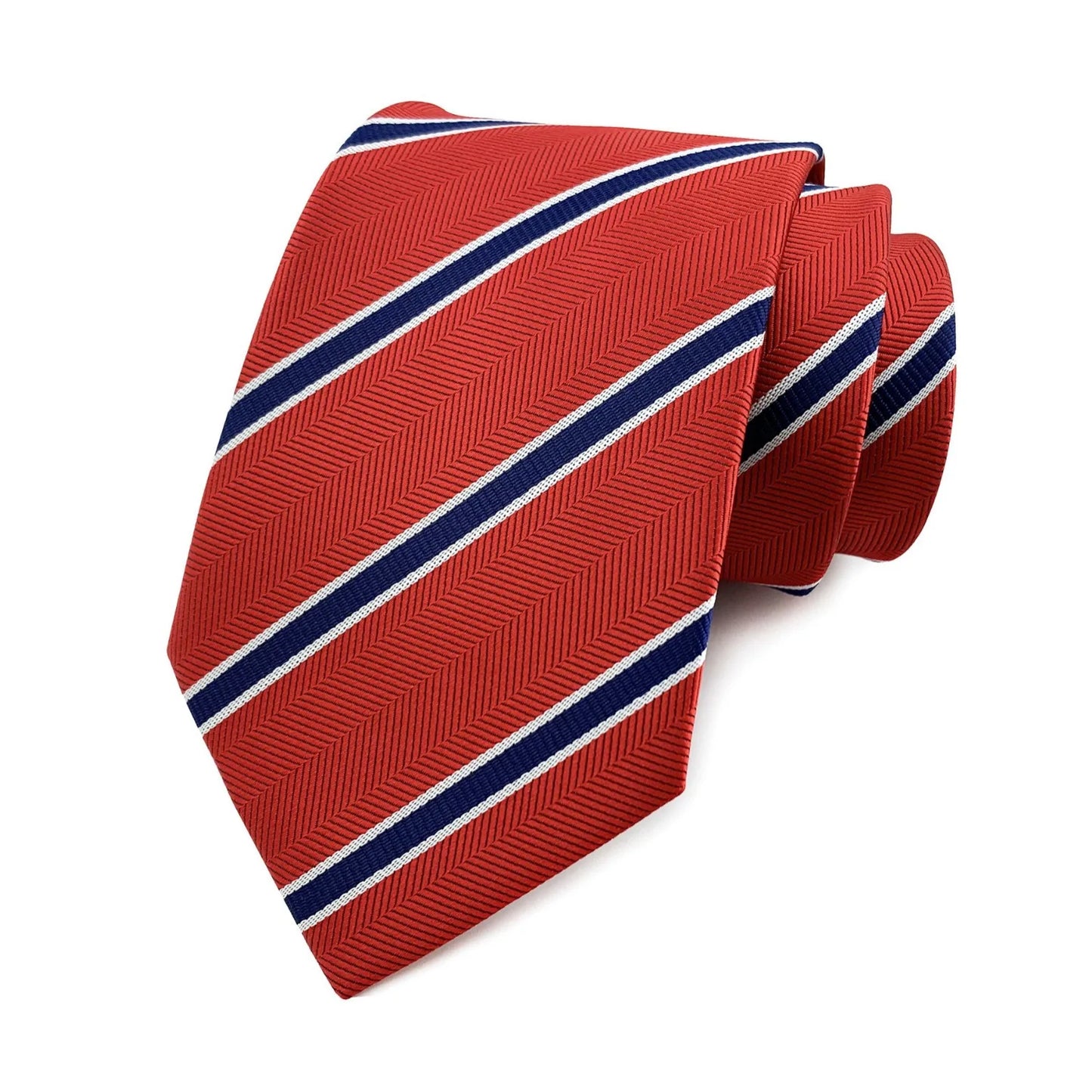 8cm Men's Tie Silk Plaids Floral Luxury Necktie Striped Ties For Men Business Formal Dresses Wedding Accessories Boy Tie