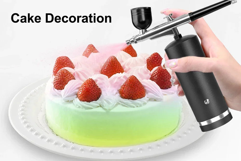 Nail Airbrush Portable Airbrush With Compressor Painting Air Brush Mini Compressor Paint gun For Nail Art Paint Crafts Modeling
