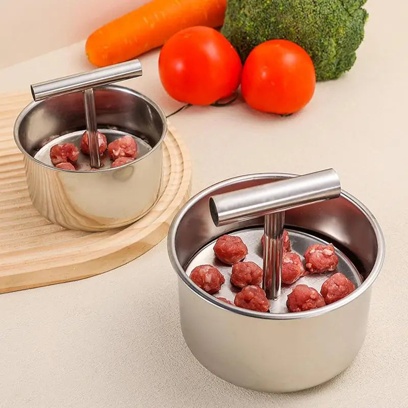 Meatball Maker Kitchen Extruded Meatball Making Tool Frikadeller Maker Meat Ball Mold Stainless Steel Meatball Shaper Gadgets