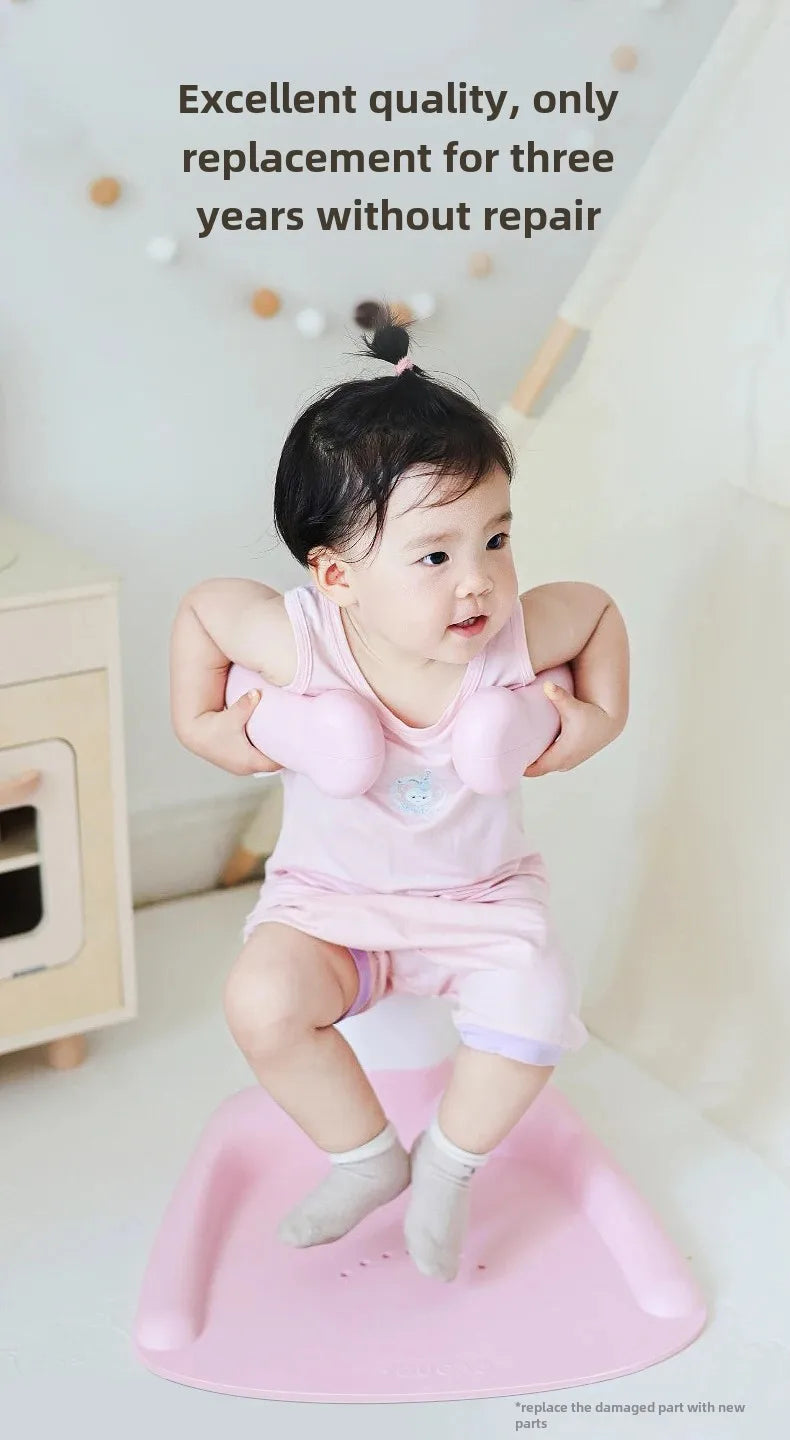 Cartoon Bear Baby Bathtub with Stand, Children's Baby Standing Bath, Baby Rinse Butt Holder, Toddler Stand Bath Tub Showers