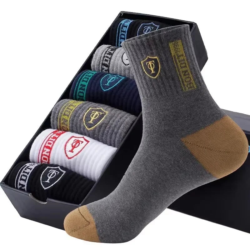 Big Big Sale NOW in AMAZONY EPIC 10 Pairs Breathable Cotton Sports Stockings Men Bamboo Fiber Autumn and Winter Men Socks Sweat Absorption Deodorant Business Sox