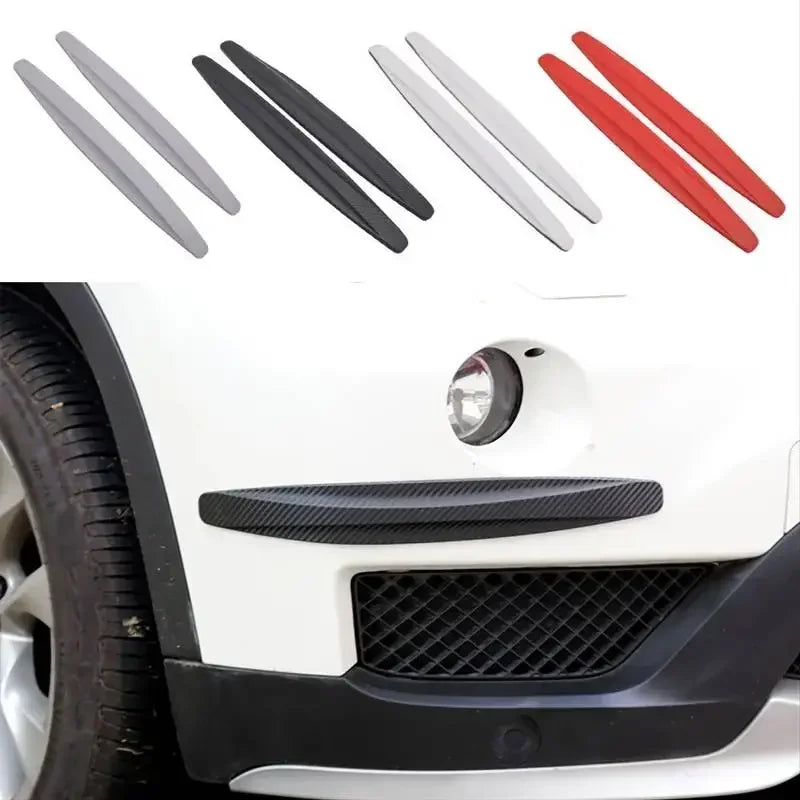 6/4 Piece Car Anti-collision Protection Strip Auto Front Rear Bumper Corner Protector Guard Decoration Strip for Car Accessories