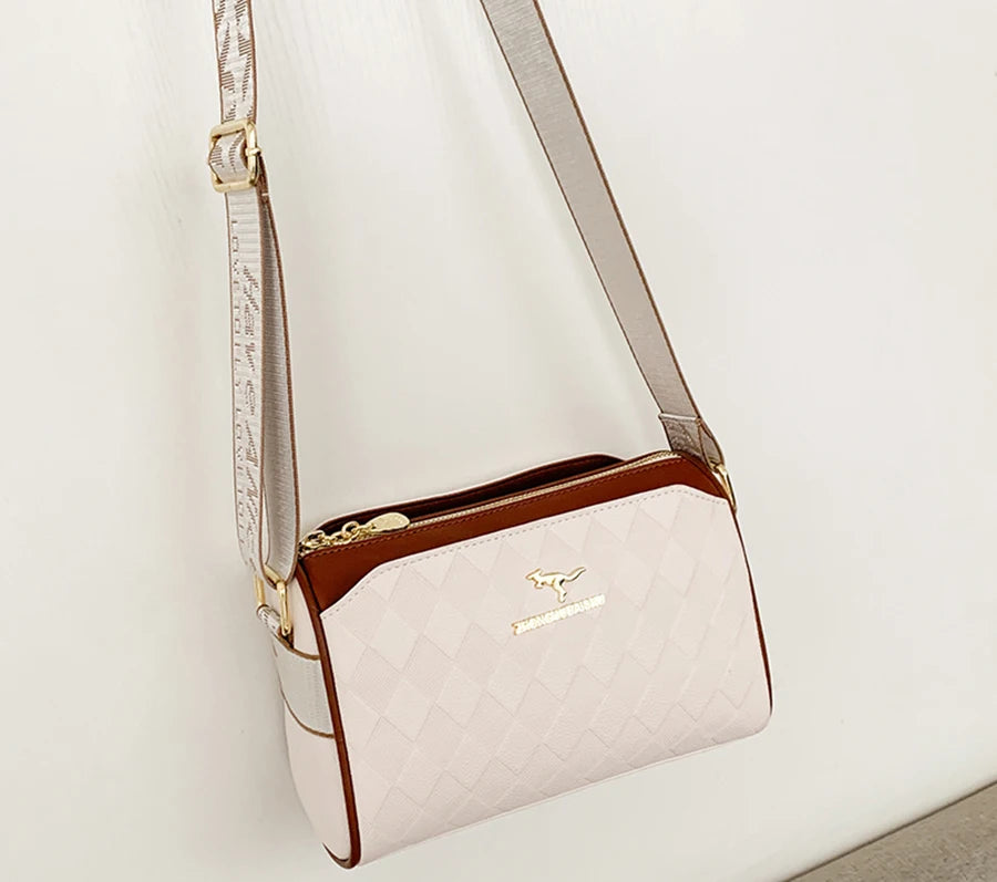 FREE SHIPPING New collection 2024-2025 Luxury High Quality Women Messenger Bag Famous Designer Lady Shoulder Bags Fashionable Checkered Trendy Crossbody Bolsas Sac A