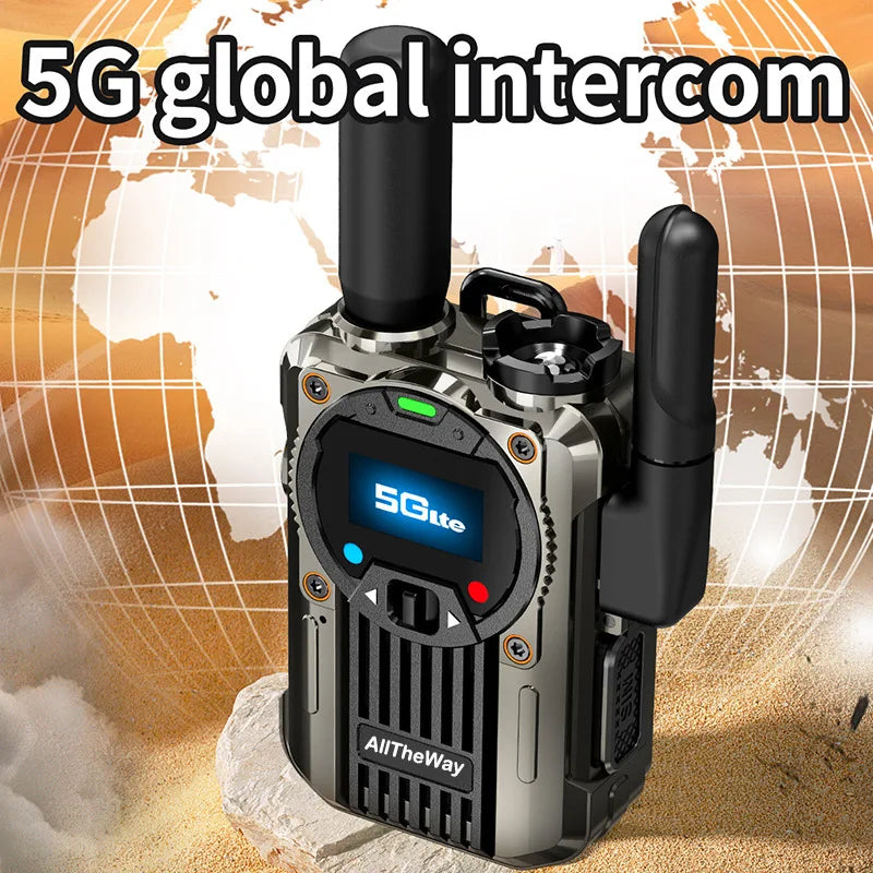 M66 global walkie-talkie two-way unlimited distance call radio function shell lightweight mini colorful fleet walkie-talkie