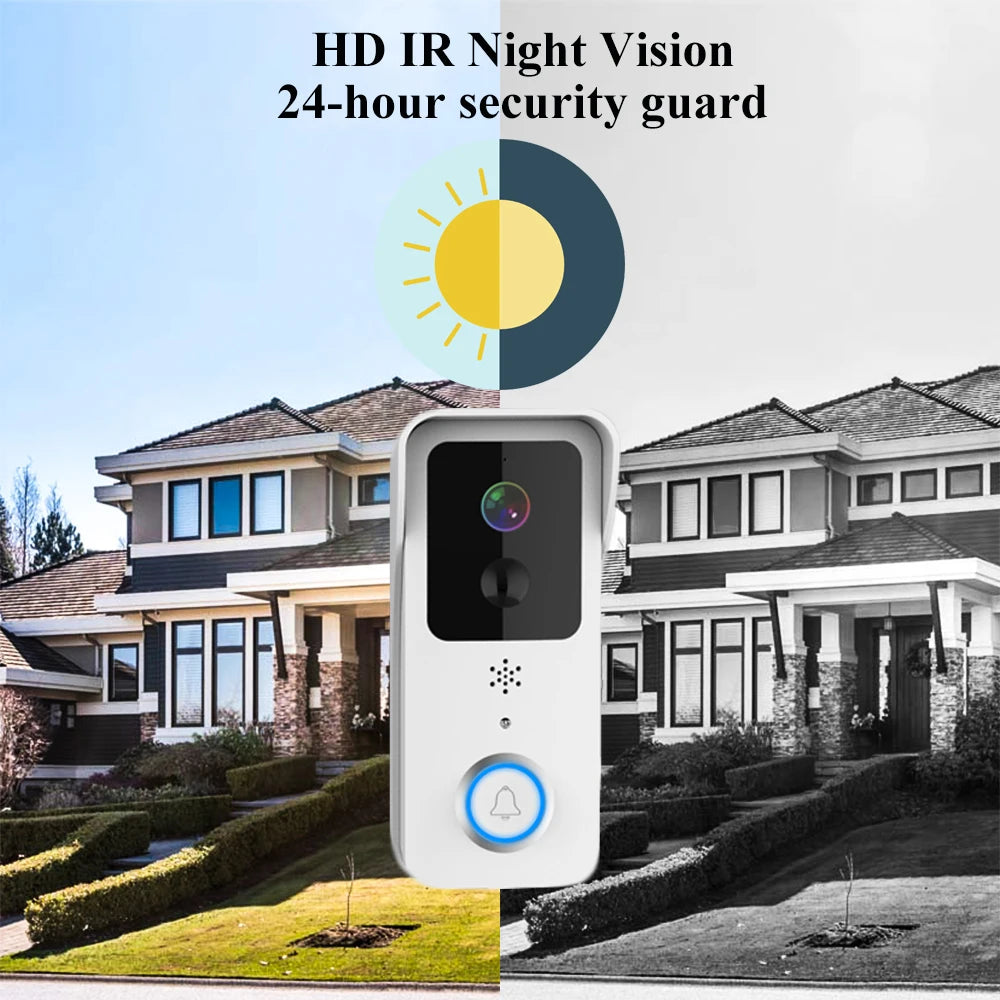 5GHz 2.4GHz Wireless WIFI Doorbell 1080P Video Intercom Door Bell with Camera Tuya Smart PIR Motion Detection Home Security Bell