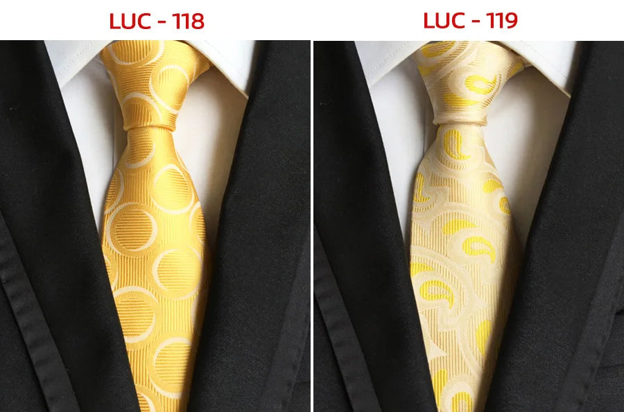 8cm Men's Tie Silk Plaids Floral Luxury Necktie Striped Ties For Men Business Formal Dresses Wedding Accessories Boy Tie