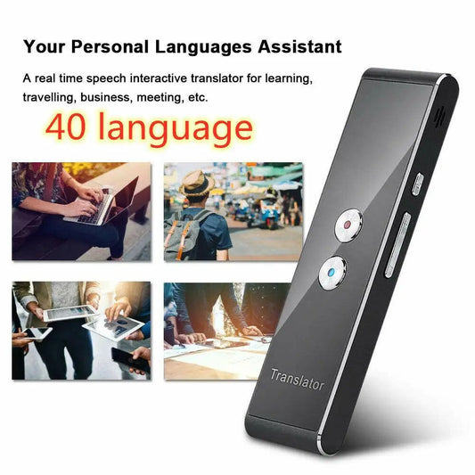Terraspeak T8 Wireless Voice Translate 40 Languages Multi Smart Instant Translated 2 Way Real Time Voice Translator for Business Travel Study
