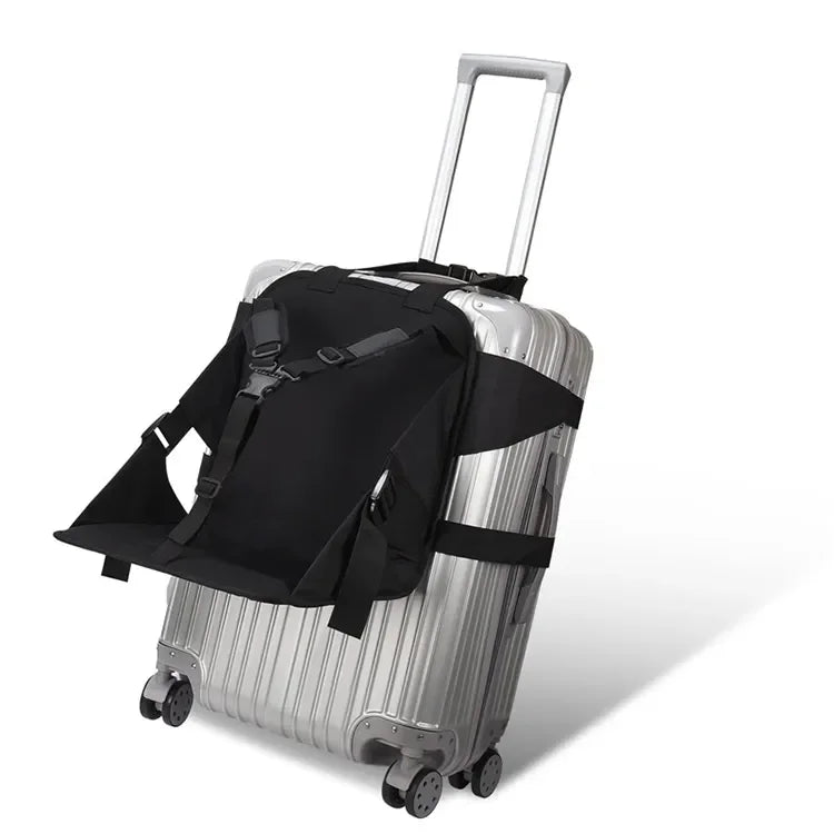 Portable travel bag chair suitcase baby seat kids luggage ride on trolley travel child