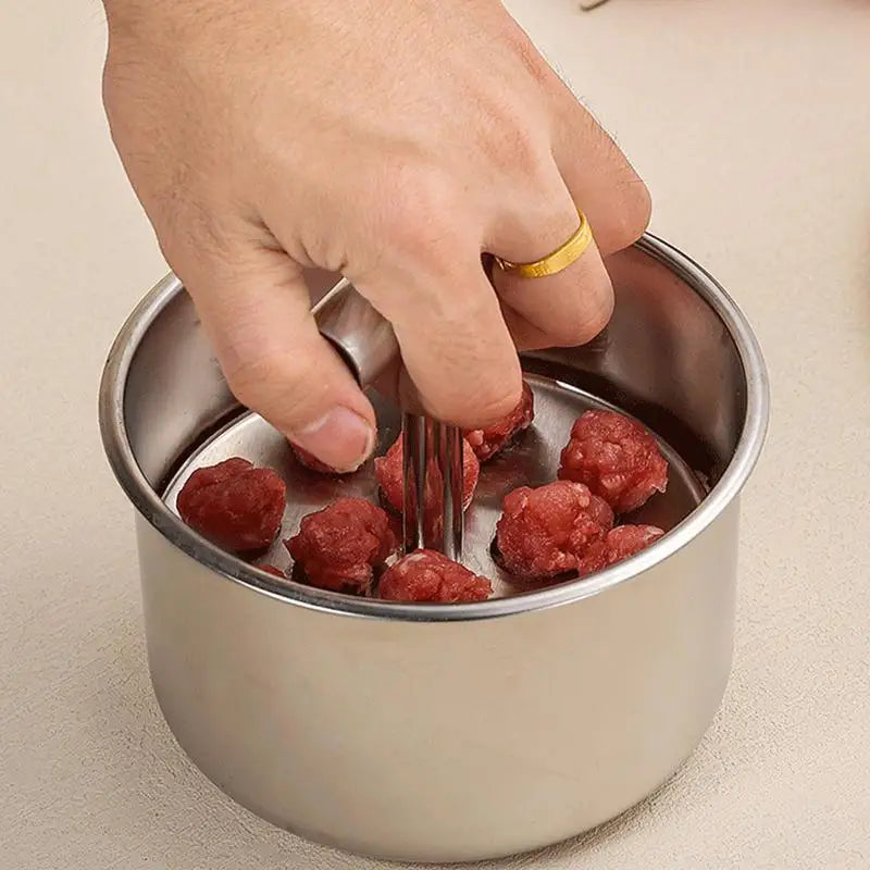 Meatball Maker Kitchen Extruded Meatball Making Tool Frikadeller Maker Meat Ball Mold Stainless Steel Meatball Shaper Gadgets