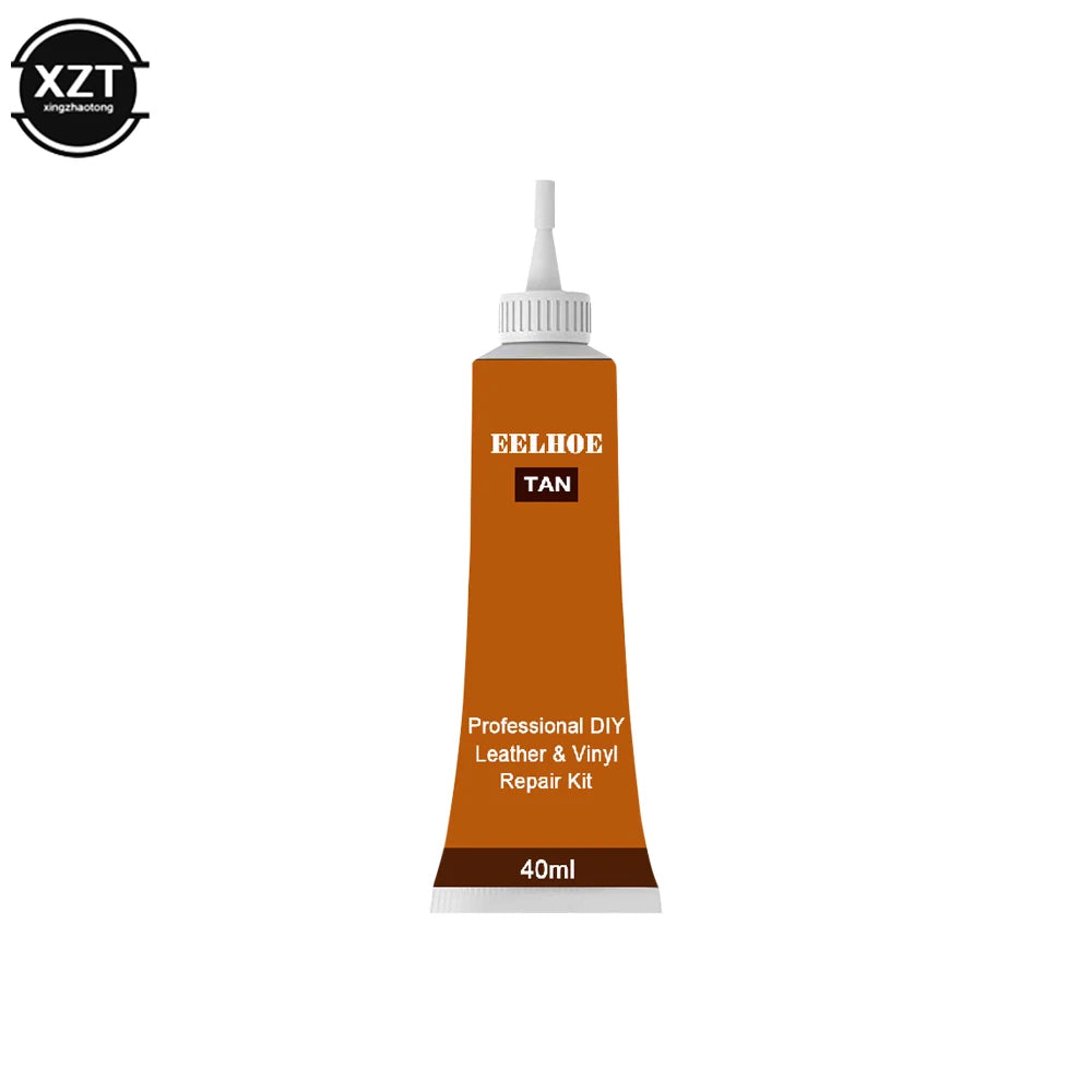 20/40/50ml Advanced Car Leather Repair Gel Repairs Burns Holes Gouges for Car Seat Sofa Scratch Restoration Cracks Tool Cleaner